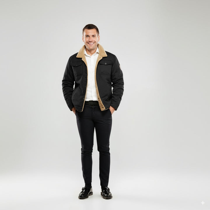 Evino | Men's Warm Rugged Winter Lined Jacket