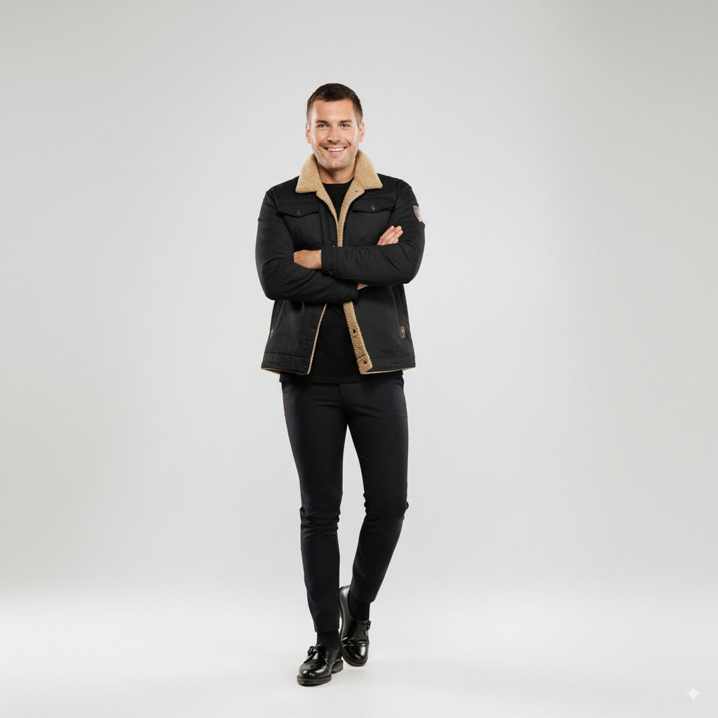 Evino | Men's Warm Rugged Winter Lined Jacket