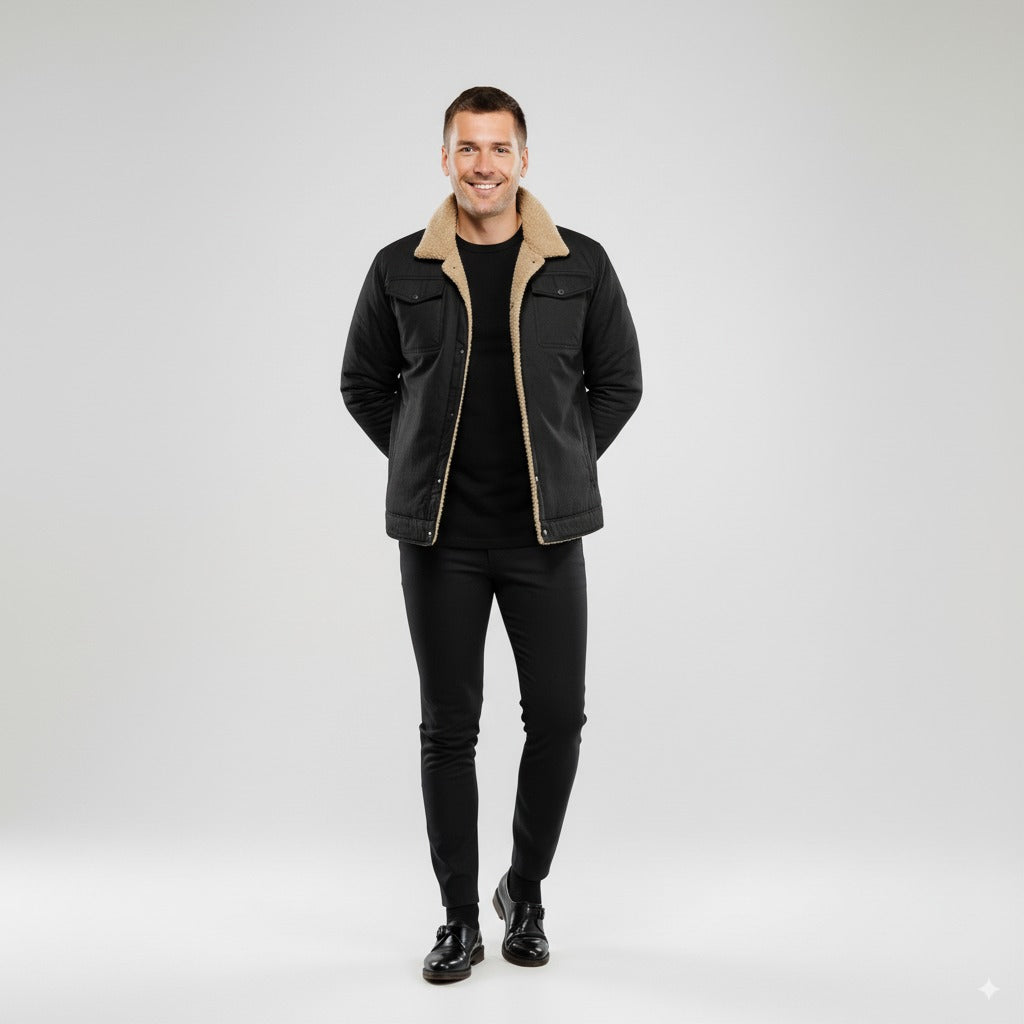 Evino | Men's Warm Rugged Winter Lined Jacket