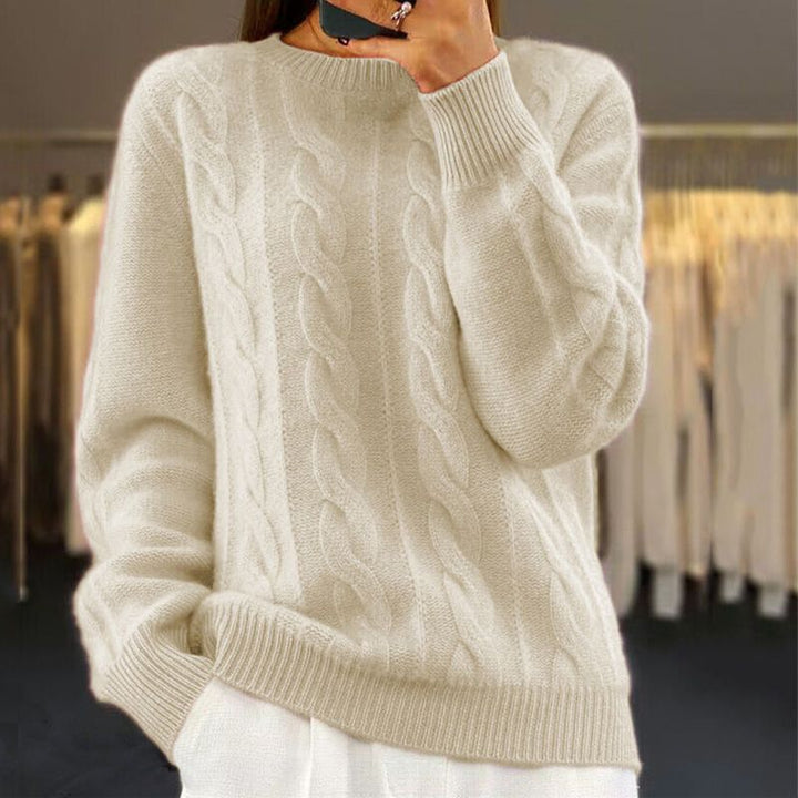 Emily | Elegant Handcrafted Knitted Sweater
