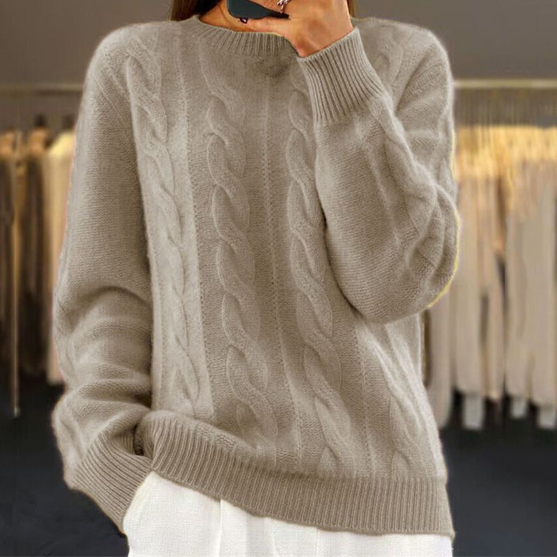 Emily | Elegant Handcrafted Knitted Sweater